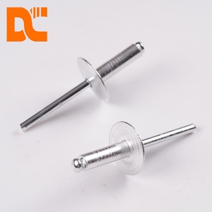 Rivets aveugles à grande bride <span class=keywords><strong>de</strong></span> qualité supérieure, en alliage antirouille, à tête <span class=keywords><strong>dôme</strong></span>, norme DIN7337, marque DC pour machines, applications marines et CVC - Product Image 4