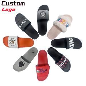 Claquettes personnalisées avec logo d'usine, claquettes d'extérieur avec logo 3D personnalisé, claquettes personnalisées avec logo pour hommes, claquettes à scratch. - Product Image 5