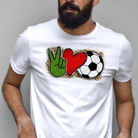 Impressions personnalisées de transfert DTF pour maillots de football, motifs de matchs, autocollants thermocollants, impressions de transfert DTF sur mesure
