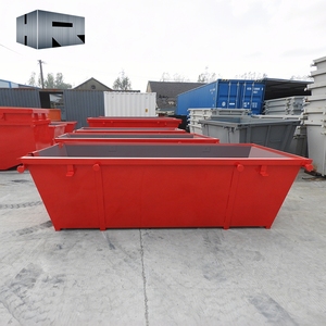 4 mét khối thép phế liệu bỏ qua chất thải container Chất lượng cao Stackable tái chế <span class=keywords><strong>bin</strong></span> kim loại chất thải bỏ qua <span class=keywords><strong>bin</strong></span> với thả cửa - Product Image 4