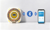 Boîte de rangement de pilules intelligente Bluetooth automatique en ABS avec logo OEM, distributeur de pilules, coupelles amovibles, 21 compartiments, clé de verrouillage, écran LCD