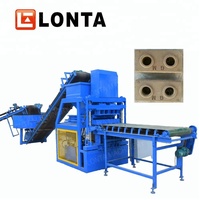 LONTA LT4-10 全自动砌块机 液压空心联锁摊铺机模具 土质粘土砖制作机