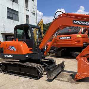 Doosan-Excavadora hidráulica sobre orugas, de 6t miniexcavadora, con componentes de núcleo, motor y bomba en buen estado - Product Image 4