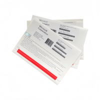 Paquete de DVD Original de Win11 PRO, Etiqueta COA Rosa de Windows 11 Pro OEM, 6 Meses de Garantía, con Clave de Licencia Original, Hecho en Singapur