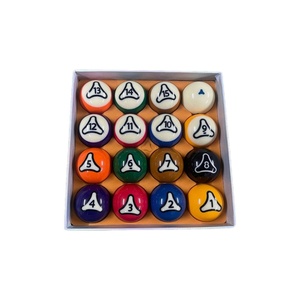 Billes de <span class=keywords><strong>billard</strong></span> 12A en résine, taille américaine, style <span class=keywords><strong>8</strong></span>-<span class=keywords><strong>ball</strong></span>, en cristal, qualité professionnelle, accessoires pour ensemble de <span class=keywords><strong>billard</strong></span> de championnat - Product Image 1