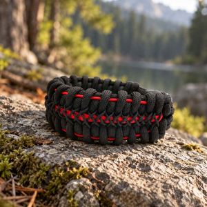 Pulsera de Emergencia Baiyuheng al por Mayor para Supervivencia al Aire Libre, Pulsera de Cuerda para Distribución, Pulsera de Superviviente - Product Image 1