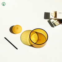 Petit porte-bâton d'encens en verre de style nordique personnalisé produit spirituel de décoration d'intérieur portable pour diffuseur d'encens et d'aromathérapie