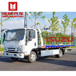 Nouveau modèle 2026 Isuzu Camion de remorquage et de dépannage 10T, robuste, avec plateforme de remorquage à levage de roues et plateau plat - Product Image 3