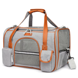 Özel Logo açık seyahat katlanabilir yumuşak evcil hayvan taşıyıcı çanta taşınabilir evcil hayvan malzemeleri taşıyıcı fabrika yapımı - Product Image 1