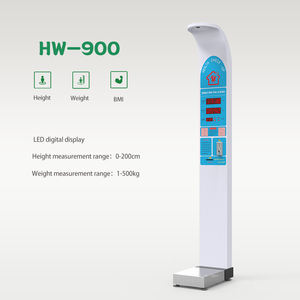 เครื่องวัดความสูงและ<span class=keywords><strong>น</strong></span>้ำหนักแบบ <span class=keywords><strong>BMI</strong></span> 500กก. เครื่องชั่งยืนสำหรับใช้ใ<span class=keywords><strong>น</strong></span>ยิมพร้อมการใช้เหรียญ - Product Image 1