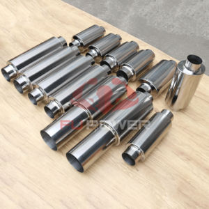 Canos de Escape de Titânio Personalizados de 2\", 2.5\", 3\", 3.5\", 4\" e 4.5\" com Silenciador de Corrida - Product Image 3