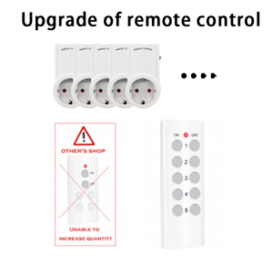 Chúng tôi cắm không dây điều khiển từ xa ổ cắm thông minh Ổ cắm điện Đèn Power switch <span class=keywords><strong>v</strong></span>ới pin - Product Image 3