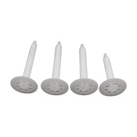 Cheville de fixation en plastique cannelée en PEHD pour mur extérieur, isolante, étanche et écologique