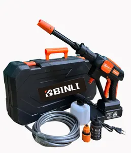 Binli Wholesaler 21V Industrial Electric Portable Cordless Car Pressure Washer Wash Machine