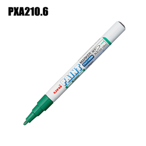 Marqueur pour tableau blanc Uni PXA210, série de 12 couleurs, effaçable à sec, pointe ronde, usage bureau et école, encre permanente, pointe ronde 0,8-1,2 mm - Product Image 5