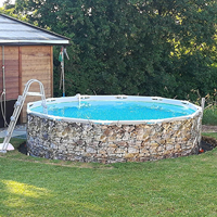 Malla de PVC de 450GSM con efecto piedra para balcones y jardines, cubierta de pantalla, parasol y malla de privacidad