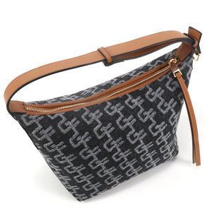 Bolso de hombro informal de mezclilla para mujer, bolso de mano con patrón de moda, bolso de gran capacidad con cremallera - Product Image 4