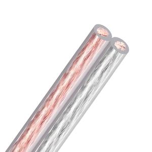 Câble de haut-parleur transparent CCA non blindé isolé en PVC 14AWG/16AWG/18AWG en bobine pour systèmes d'enceintes d'ordinateur - Product Image 3