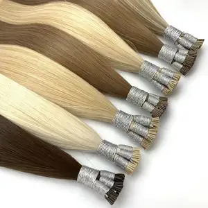 Hot Selling Keratin Pre Bonded 100% Cuticle Remy Human Hair Itip Human Hair Extensions