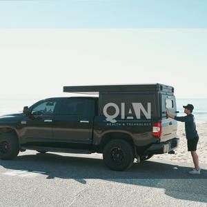 <span class=keywords><strong>Camper</strong></span> Resistente para Camioneta: 3 Puertas con Cerradura, Paneles MOLLE, Carcasa de Aluminio Soldado de 1/8 de Pulgada para Viajes Todoterreno 4x4 - Product Image 5