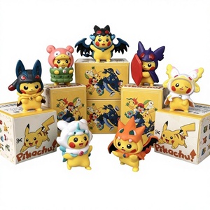 7 pièces/ensemble Figurines de <span class=keywords><strong>cosplay</strong></span> 6,5-7,5 cm Figurines d'action en PVC Pokemoned Collection de jouets de <span class=keywords><strong>cosplay</strong></span> pour enfants Cadeau - Product Image 1