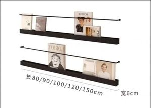 Estantería individual moderna montada en la pared para el hogar, comedor, oficina, dormitorio, muebles de apartamento, muebles elegantes para sala de estar - Product Image 2