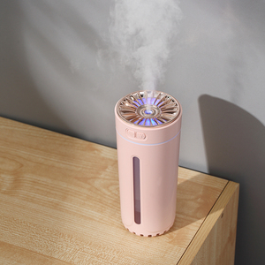 Xách tay hương thơm tinh dầu khuếch tán xe USB Máy tạo độ ẩm không khí độ ẩm LED ánh sáng mini 300ml phun sương tạo độ ẩm - Product Image 2