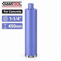 Tige diamantée de 1-1/4"-7 (450 mm) pour la rénovation de bâtiments, les ouvertures utilitaires et la découpe du béton