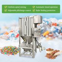 Mezcladora Vertical Gravimétrica Comercial para Animales, Trituradora y Mezcladora de Alimentos para Aves de Corral, Capacidad de Una Tonelada de Polvo de Pollo
