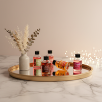 Diffuseur de parfum en verre surdimensionné, coloré, personnalisable, longue durée, écologique, sans alcool, pour salle de bain