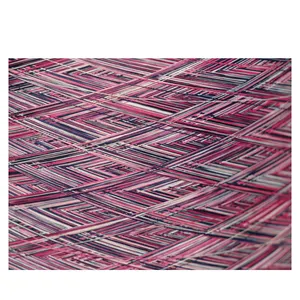 100% Polyester 150D 144f Melange không gian nhuộm sợi có độ bền cao tái chế thêu sợi đầy màu sắc ưa thích các tính năng cho dệt - Product Image 1