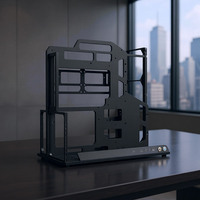 Socooler SOC-AP-360 Aluminum PC Gaming Case Open Chassis ATX Mid Tower Hybrid Cooling for Gamers and Desktop Users
