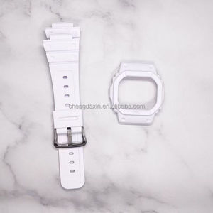 Para Casi Watch, Bisel Transparente con Correas con Logotipo DW-5600 GW-<span class=keywords><strong>B5600</strong></span>, Kit de Modificación, Correa de Silicona Transparente, Caja para DW5600 - Product Image 2