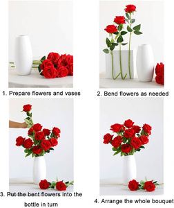 Wholesale High Quality Realistic Moisturizing Touch Peony Flower Wedding & Mother's Day Decoration <b>Red</b> <b>Silk</b> Artificial Flowers - Product Image 3