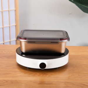 304 thép không gỉ Bento Hộp Ăn Trưa với nắp nhựa kín rò rỉ bằng chứng bằng lò vi ba <span class=keywords><strong>container</strong></span> lưu trữ thực phẩm cho người lớn trẻ em - Product Image 4