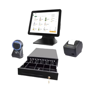 Caisse enregistreuse tactile 15,6 pouces, système POS tout-en-un, terminal POS avec <span class=keywords><strong>paiement</strong></span> hors ligne NFC pour les magasins de détail et les restaurants - Product Image 1