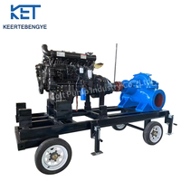 Pompe horizontale à double aspiration en fonte à haute efficacité énergétique pour systèmes de refroidissement industriels, conception à double volute, haute performance OEM