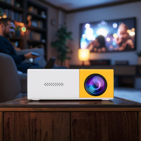 Projecteur portable à prix d'usine, projecteur LED LCD intelligent 20 lumens pour la maison, YG300, mini projecteur vidéo pour enfants