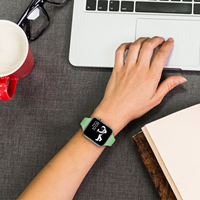 Bracelet en silicone écologique disponible en plusieurs couleurs pour Apple Watch Smartwatch Series