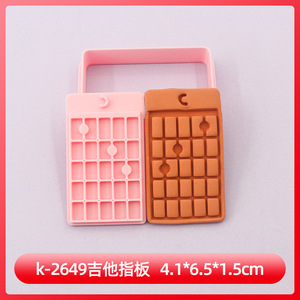 Moule à biscuits 3D pour touche de <span class=keywords><strong>guitare</strong></span>, motif musical de dessin animé, tampon en argile DIY - Product Image 6