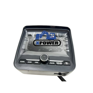 XPOWER เครื่องขุดตีนตะขาบสีดำตรวจสอบ R210-9 R220-9 18C30064 21Q6-33401 New100 % รับประกัน6เดือน - Product Image 1