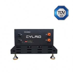 Pack de stockage d'énergie solaire empilable 5KW 10KWh 48v 51.2v 100ah 200ah IP65 Protection CAN Connectivité pour usage domestique - Product Image 2