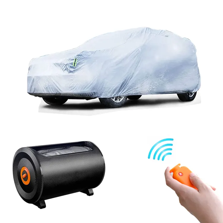 Capas automáticas inteligentes para carros, capas impermeáveis para todos os climas, para automóveis, áreas externas, controle remoto automático