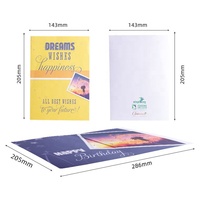 Vente en gros de cartes de voeux d'anniversaire musicales audio populaires de 30 secondes personnalisées avec lumière pour carte-cadeau