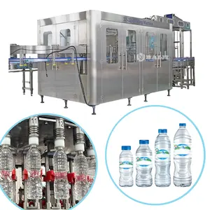 Ligne de production automatique de petites bouteilles en plastique PET de 500ml pour embouteillage d'eau minérale potable