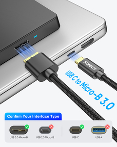 Échantillon gratuit DE Warehouse SUNGUY Câble de charge rapide Type-C pour téléphone et ordinateur portable, câble de charge USB personnalisé, cavo di ricarica - Product Image 2