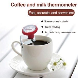 Aço inoxidável Dial Pocket Termômetro <span class=keywords><strong>Clip</strong></span> leitura instantânea Cozinhar Controle de temperatura para uso doméstico para Leite Café BBQ Cozinha - Product Image 4