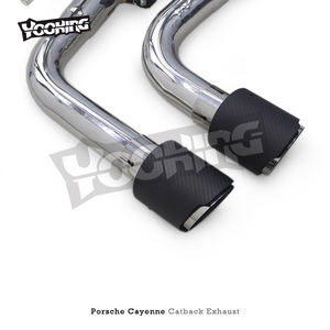 Système d'échappement Valvetronic en acier inoxydable pour PORSCHE Cayenne 957 3.6 4.8, tuyau d'échappement d'usine - Product Image 6