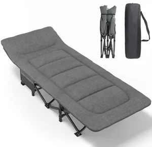 침낭 지지대 용 쿠션 및 베개 휴대용 접이식 침대 성인용 ZDC-13 캠핑 침대