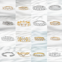 Starsgem accepte la personnalisation de bijoux, bague en diamant de laboratoire HPHT CVD de forme ronde
